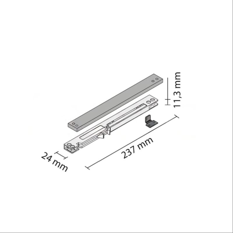 Hiljainen järjestelmä vaatekaapille Alabama tyyppi 61, 63, undefined