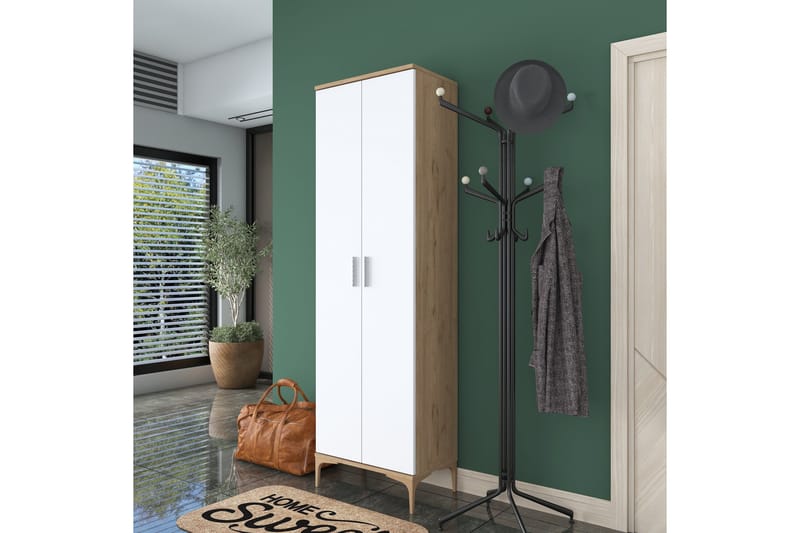 Aulakalusto Lukkha, Pähkinä/Valkoinen