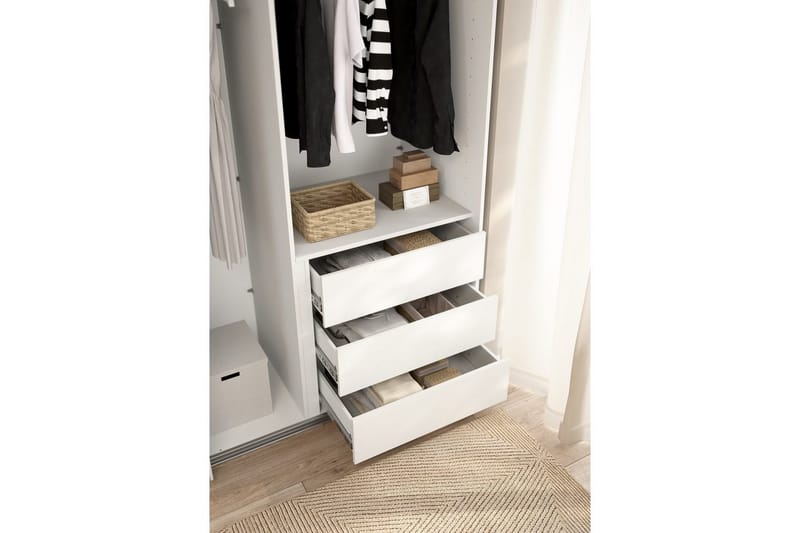 Tamang Lisäosa Hylly 71x70 cm - Valkoinen - Säilytys - Vaatesäilytys - Vaatekaappi - Vaatekaapin hyllyjärjestelmät - Tarvikkeet hyllyt