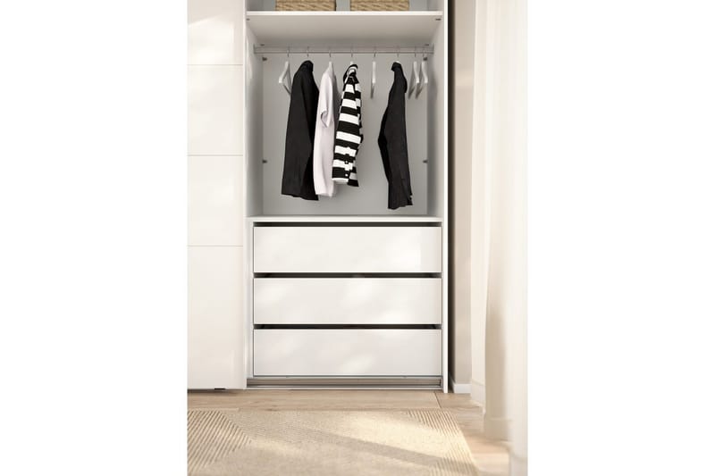 Tamang Lisäosa Hylly 87x70 cm - Valkoinen - Säilytys - Vaatesäilytys - Vaatekaappi - Vaatekaapin hyllyjärjestelmät - Tarvikkeet hyllyt