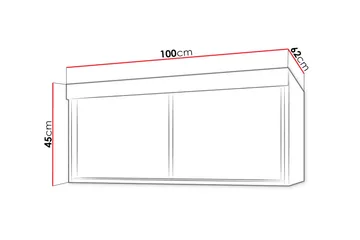 Hyllysäilytin Szaf 62x100 cm Vaatekaappiin - Säilytys - Vaatesäilytys - Vaatekaappi - Vaatekaapin hyllyjärjestelmät - Vaatekaapin hyllynkannatin