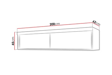 Hyllysäilytin Szaf 62x200 cm Vaatekaappiin - Säilytys - Vaatesäilytys - Vaatekaappi - Vaatekaapin hyllyjärjestelmät - Vaatekaapin hyllynkannatin