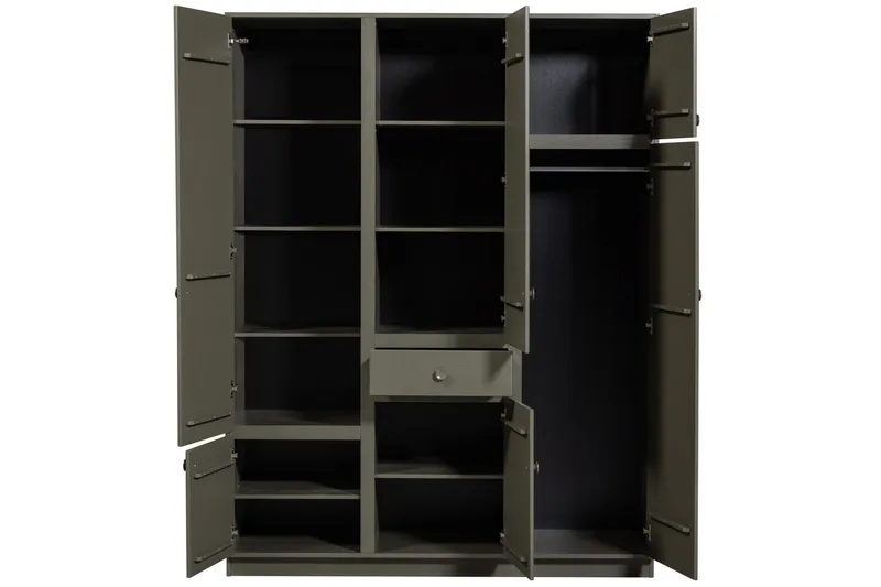 Vaatekaapin hyllysetti Alfie - Säilytys - Vaatesäilytys - Vaatekaappi - Vaatekaapin hyllyjärjestelmät - Tarvikkeet hyllyt