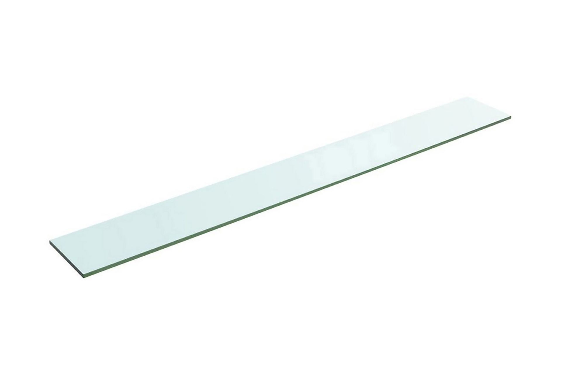 Hyllypaneeli Kirkas Lasi 100x12 cm - Läpinäkyvä - Säilytys - Vaatesäilytys - Vaatekaappi - Vaatekaapin hyllyjärjestelmät - Vaatekaapin hyllytaso