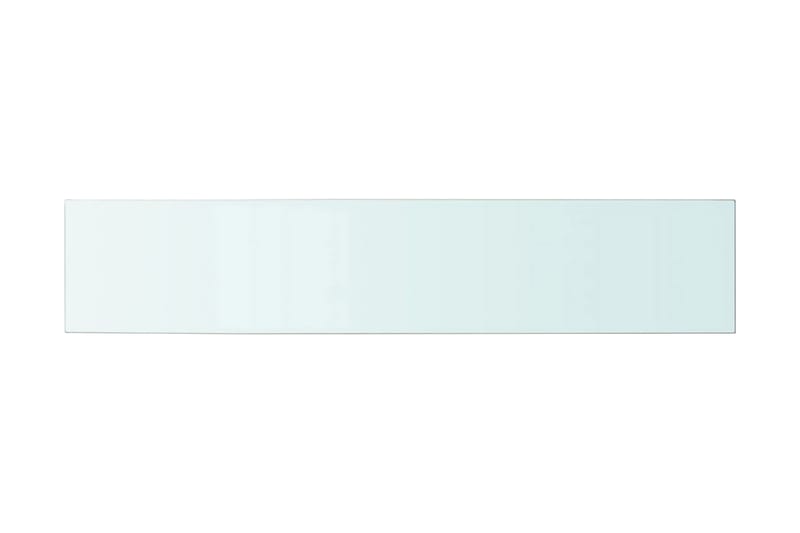 Hyllypaneeli Kirkas lasi 100x20 cm - Läpinäkyvä - Säilytys - Vaatesäilytys - Vaatekaappi - Vaatekaapin hyllyjärjestelmät - Vaatekaapin hyllytaso