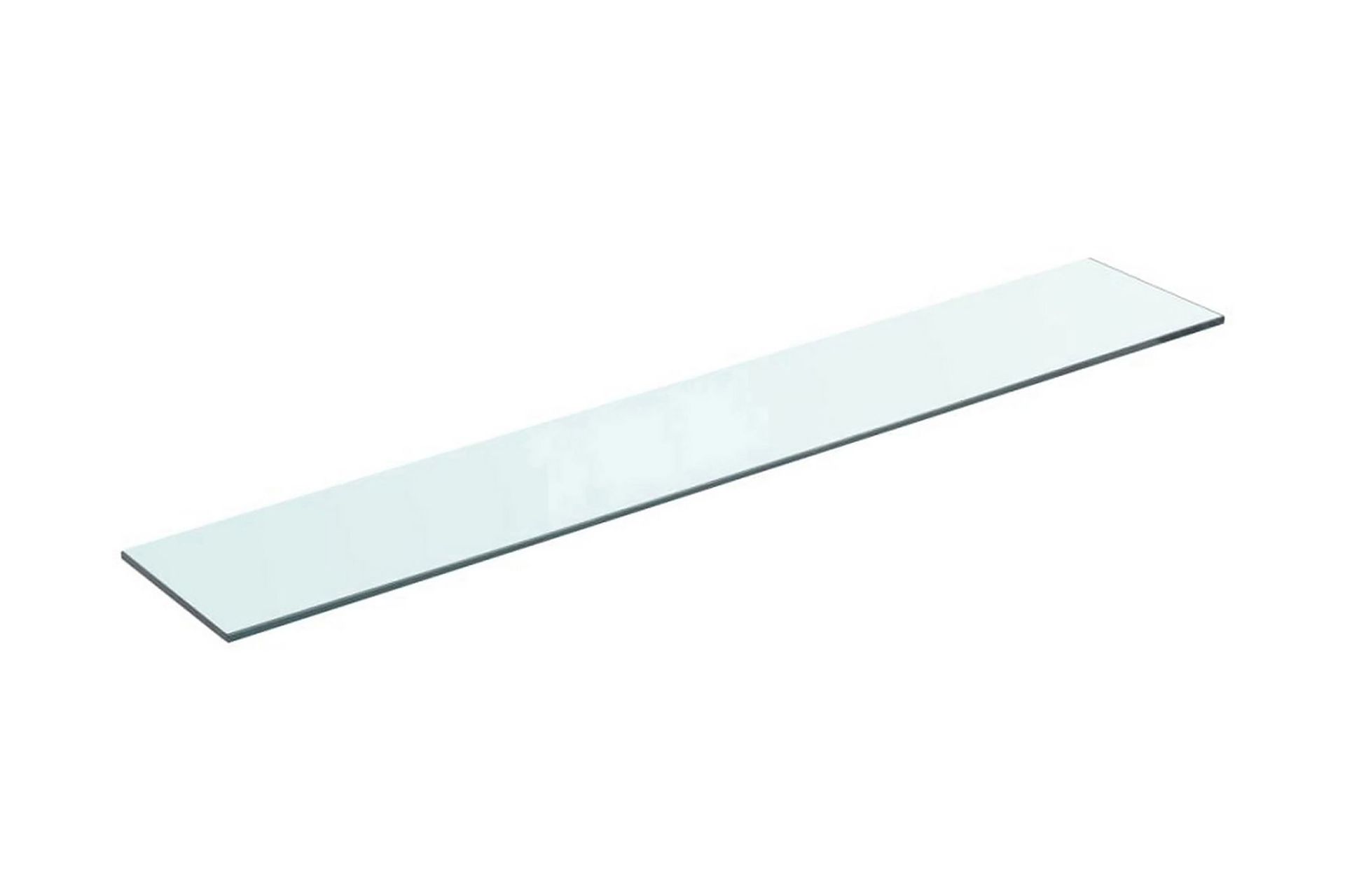 Hyllypaneeli Kirkas lasi 80x12 cm - Läpinäkyvä - Säilytys - Vaatesäilytys - Vaatekaappi - Vaatekaapin hyllyjärjestelmät - Vaatekaapin hyllytaso
