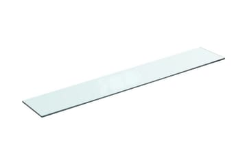 Hyllypaneeli Kirkas lasi 80x12 cm - Läpinäkyvä - Säilytys - Vaatesäilytys - Vaatekaappi - Vaatekaapin hyllyjärjestelmät - Vaatekaapin hyllytaso