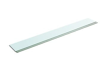 Hyllyt 2 kpl kirkas lasi 100x12 cm - Säilytys - Vaatesäilytys - Vaatekaappi - Vaatekaapin hyllyjärjestelmät - Vaatekaapin hyllytaso