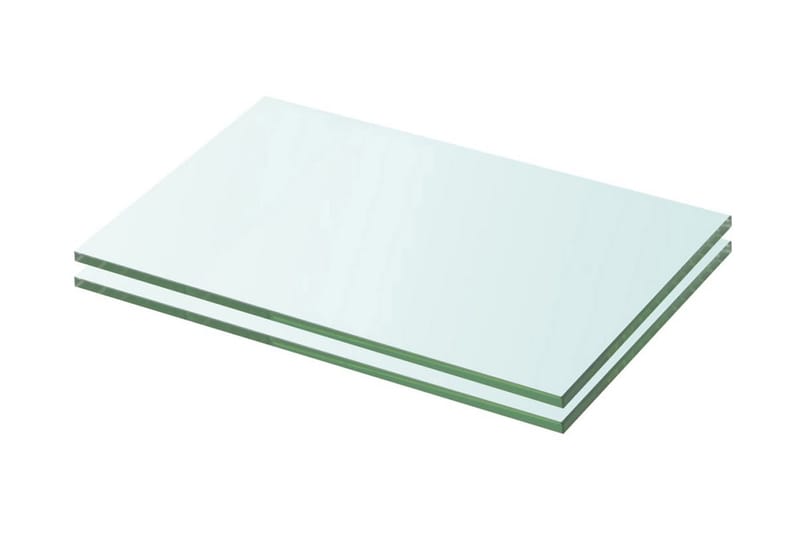 Hyllyt 2 kpl kirkas lasi 20x25 cm - Säilytys - Vaatesäilytys - Vaatekaappi - Vaatekaapin hyllyjärjestelmät - Vaatekaapin hyllytaso