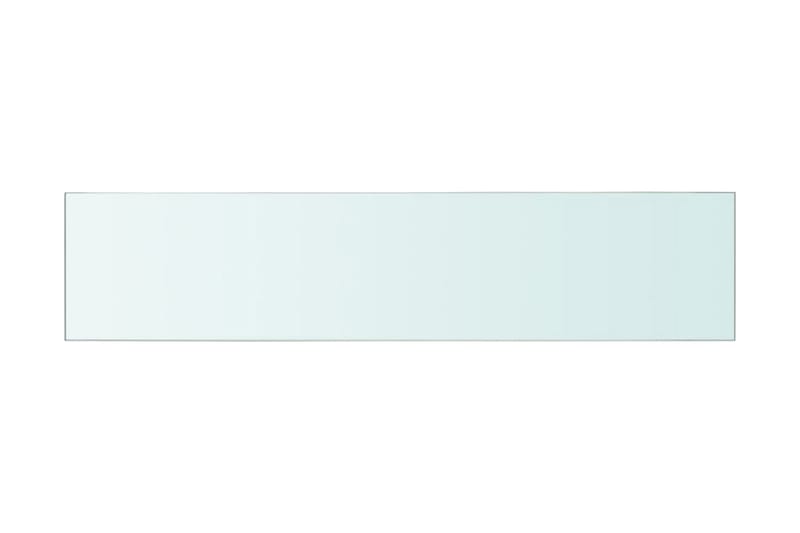 Hyllyt 2 kpl kirkas lasi 60x12 cm - Säilytys - Vaatesäilytys - Vaatekaappi - Vaatekaapin hyllyjärjestelmät - Vaatekaapin hyllytaso