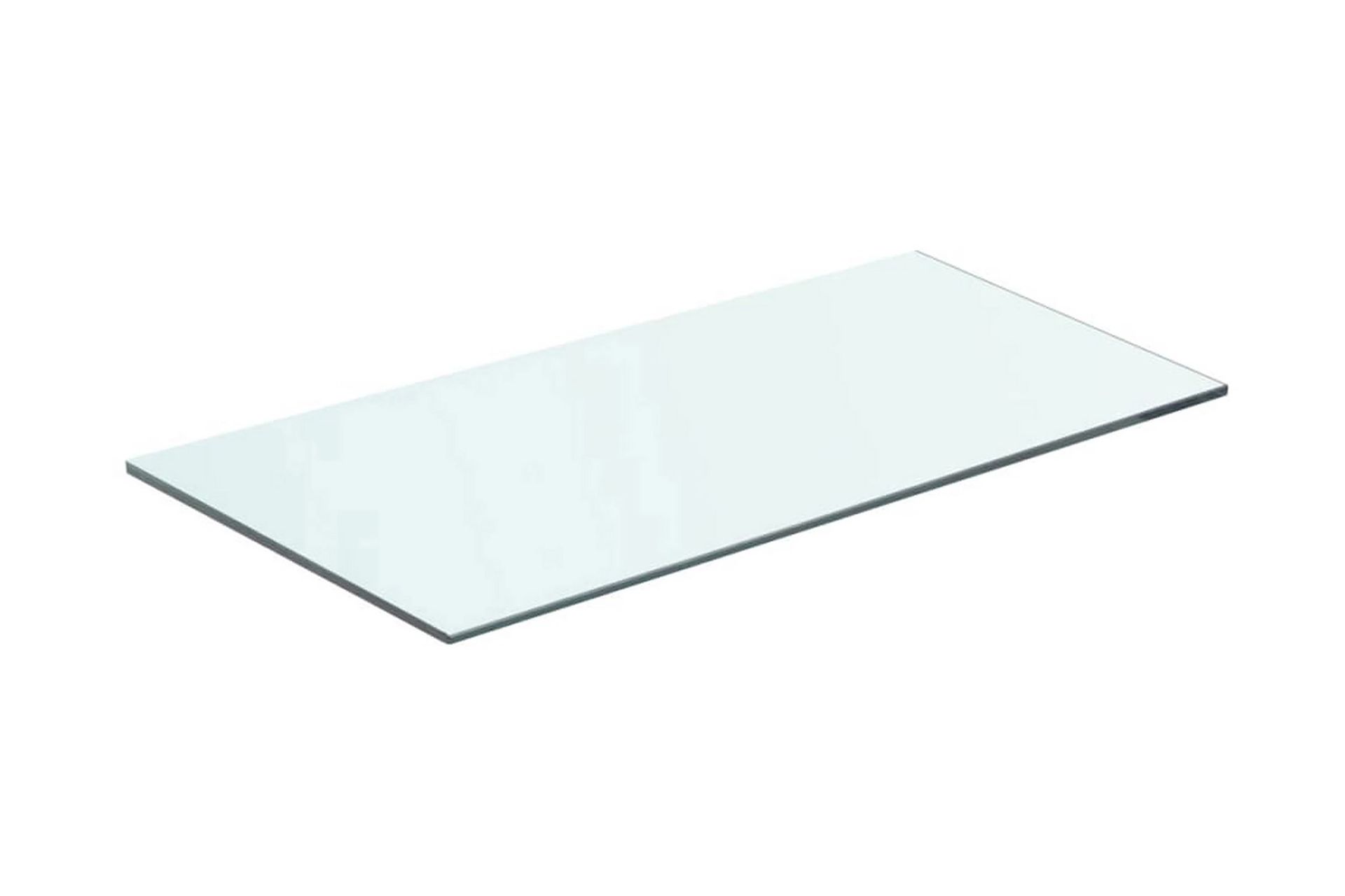Hyllyt 2 kpl kirkas lasi 60x25 cm - Säilytys - Vaatesäilytys - Vaatekaappi - Vaatekaapin hyllyjärjestelmät - Vaatekaapin hyllytaso
