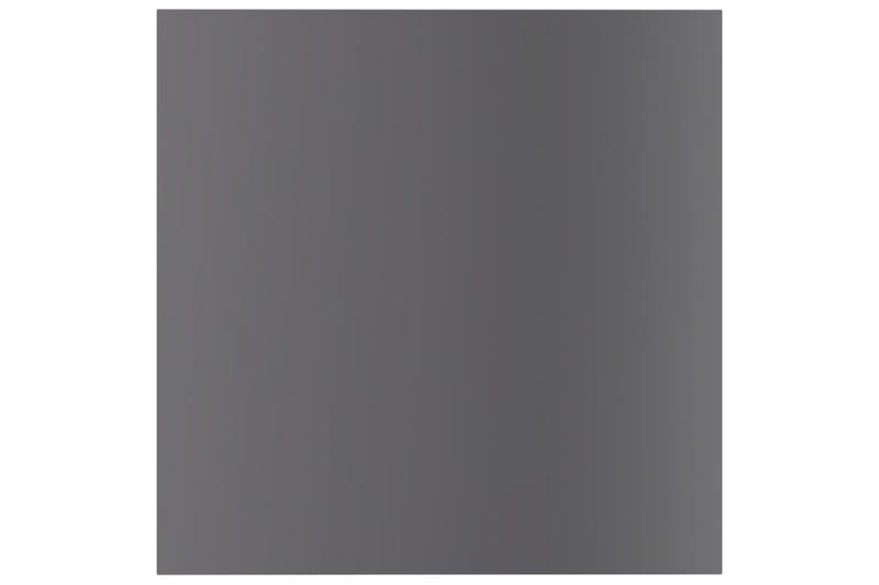 Kirjahyllytasot 8 kpl korkeakiilto harmaa 40x40x1,5 cm - Harmaa - Säilytys - Vaatesäilytys - Vaatekaappi - Vaatekaapin hyllyjärjestelmät - Vaatekaapin hyllytaso