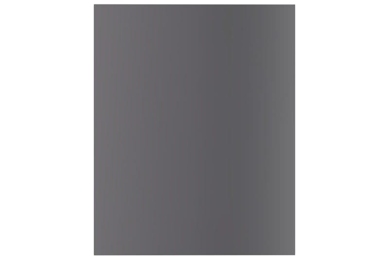 Kirjahyllytasot 8 kpl korkeakiilto harmaa 40x50x1,5 cm - Harmaa - Säilytys - Vaatesäilytys - Vaatekaappi - Vaatekaapin hyllyjärjestelmät - Vaatekaapin hyllytaso