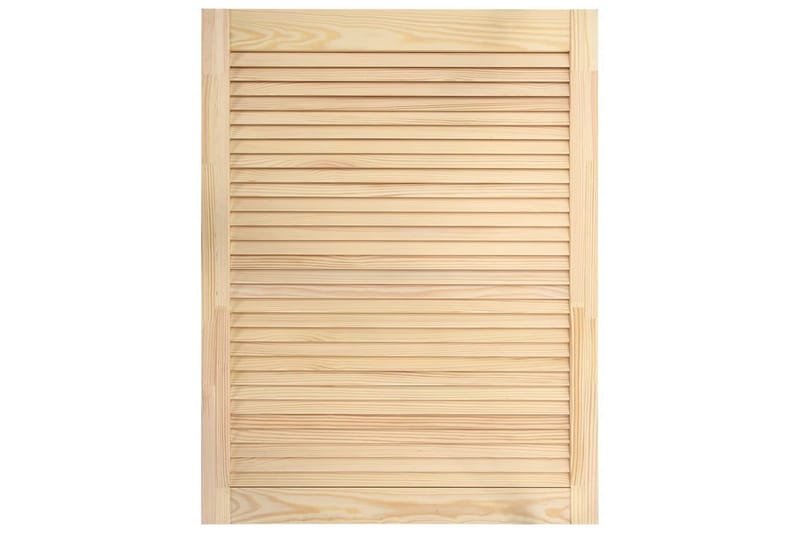 Säleikköovet 2 kpl täysi mänty 69x49,4 cm - Ruskea - Säilytys - Vaatesäilytys - Vaatekaappi - Vaatekaapin ovi - Vaatekaapin päätylevy