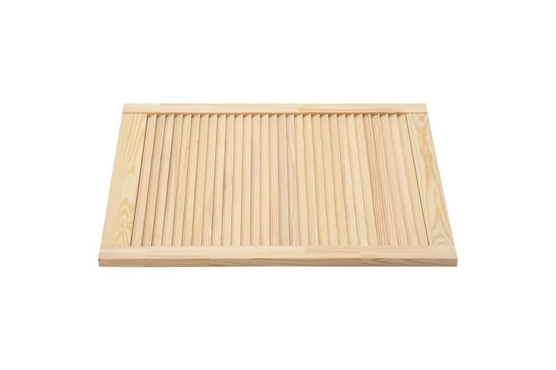 Säleikköovet 2 kpl täysi mänty 69x49,4 cm - Ruskea - Säilytys - Vaatesäilytys - Vaatekaappi - Vaatekaapin ovi - Vaatekaapin päätylevy