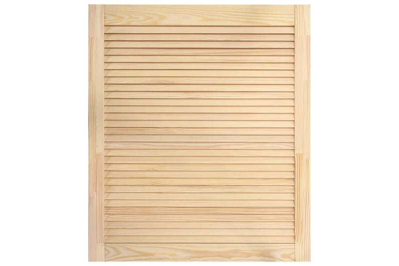 Säleikköovet 4 kpl täysi mänty 69x59,4 cm - Ruskea - Säilytys - Vaatesäilytys - Vaatekaappi - Vaatekaapin ovi - Vaatekaapin päätylevy