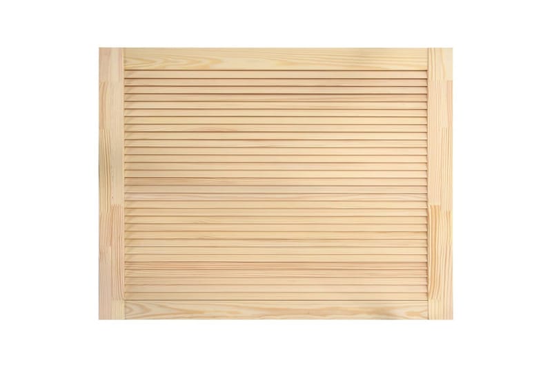 Säleikköovi 2 kpl täysi mänty 39,5x59,4 cm - Ruskea - Säilytys - Vaatesäilytys - Vaatekaappi - Vaatekaapin ovi - Vaatekaapin päätylevy