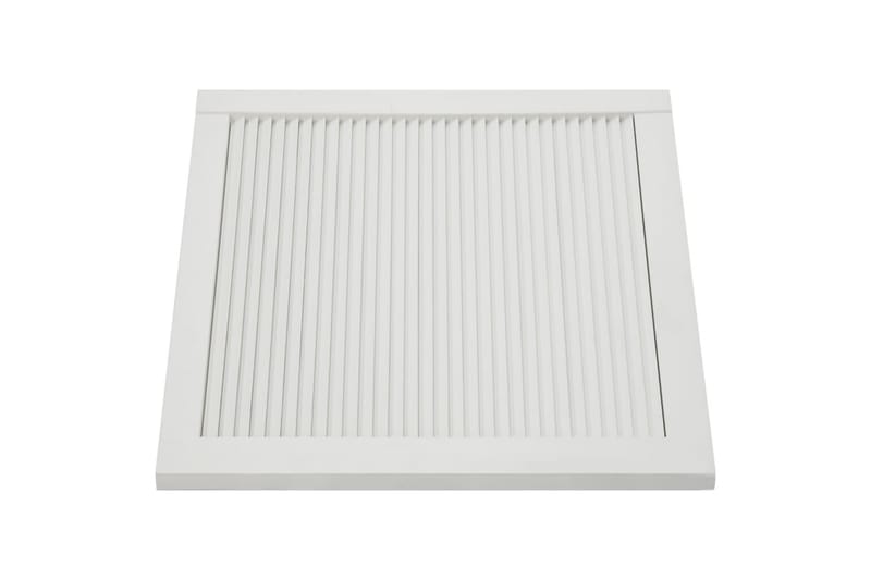 Säleikköovi 4 kpl täysi mänty valkoinen 39,5x59,4 cm - Valkoinen - Säilytys - Vaatesäilytys - Vaatekaappi - Vaatekaapin ovi - Vaatekaapin päätylevy