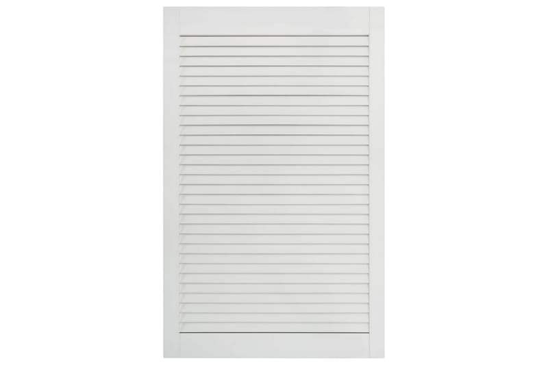 Säleikköovi täysi mänty valkoinen 99,3x59,4 cm - Valkoinen - Säilytys - Vaatesäilytys - Vaatekaappi - Vaatekaapin ovi - Vaatekaapin päätylevy