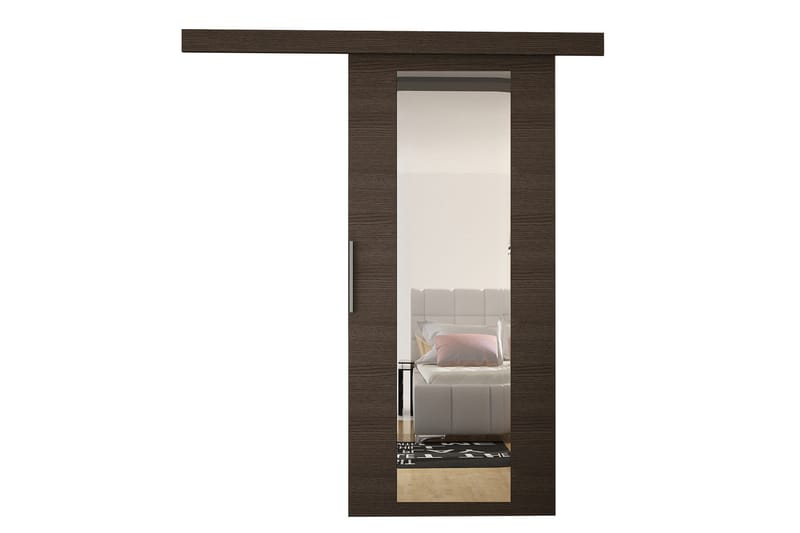 Elverum Liukuovi - Ruskea - Säilytys - Vaatesäilytys - Vaatekaappi - Vaatekaapin ovi - Vaatekaapin liukuovi