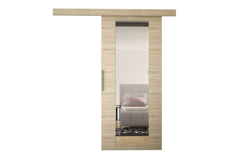 Liukuovi Nemanja 86x205 cm - Tammi - Säilytys - Vaatesäilytys - Vaatekaappi - Vaatekaapin ovi - Vaatekaapin liukuovi