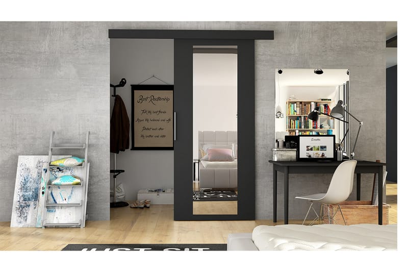 Liukuovi Nemanja 86x205 cm - Säilytys - Vaatesäilytys - Vaatekaappi - Vaatekaapin ovi - Vaatekaapin liukuovi