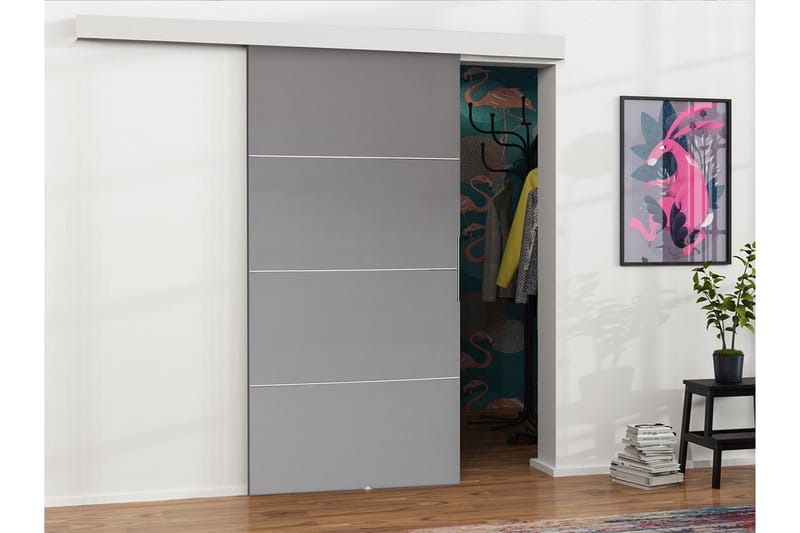 Malibu Ovi 204x86x205 cm - Säilytys - Vaatesäilytys - Vaatekaappi - Vaatekaapin ovi - Vaatekaapin liukuovi