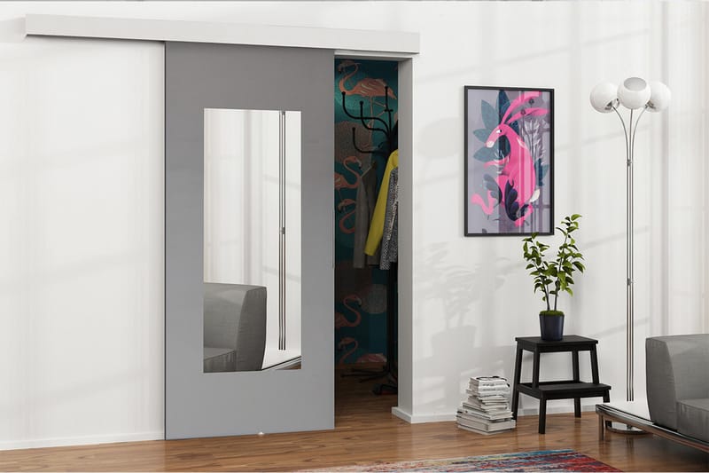 Malibu Ovi 204x96x205 cm - Säilytys - Vaatesäilytys - Vaatekaappi - Vaatekaapin ovi - Vaatekaapin liukuovi