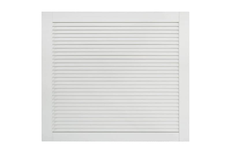 Säleikköovet 4 kpl täysi mänty valkoinen 39,5x49,4 cm - Valkoinen - Säilytys - Vaatesäilytys - Vaatekaappi - Vaatekaapin ovi - Vaatekaapin päätylevy