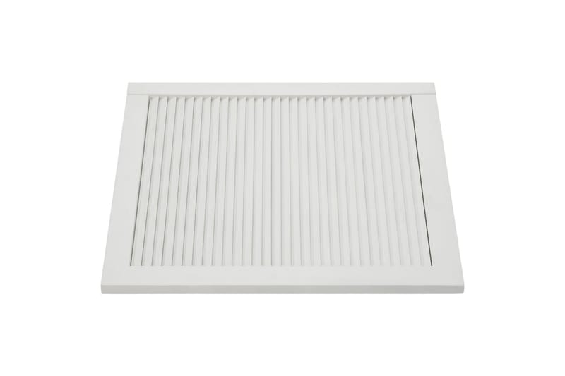 Säleikköovi 2 kpl täysi mänty valkoinen 61,5x59,4 cm - Valkoinen - Säilytys - Vaatesäilytys - Vaatekaappi - Vaatekaapin ovi - Vaatekaapin päätylevy