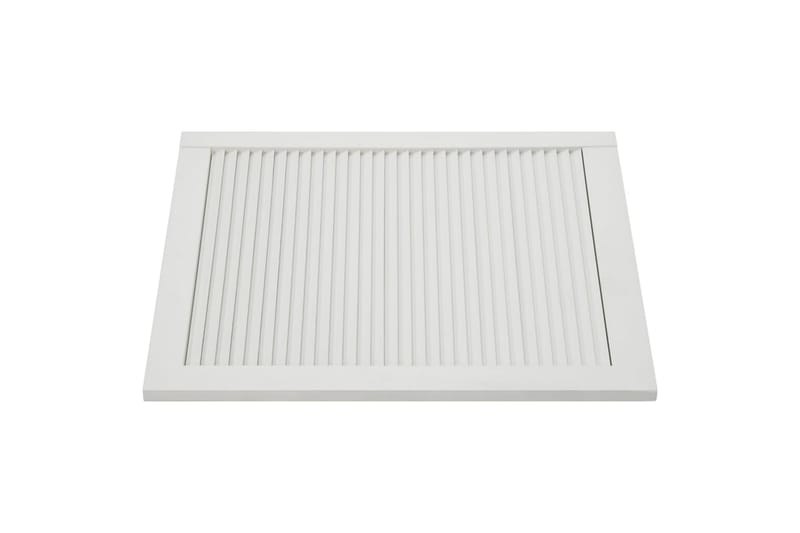 Säleikköovi 2 kpl täysi mänty valkoinen 69x59,4 cm - Valkoinen - Säilytys - Vaatesäilytys - Vaatekaappi - Vaatekaapin ovi - Vaatekaapin päätylevy