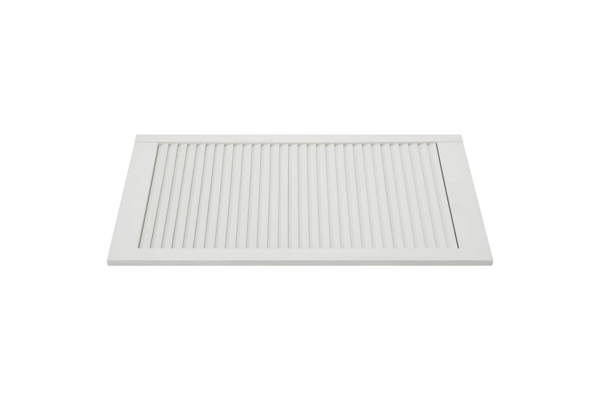 Säleikköovi 4 kpl täysi mänty valkoinen 99,3x49,4 cm - Valkoinen - Säilytys - Vaatesäilytys - Vaatekaappi - Vaatekaapin ovi - Vaatekaapin päätylevy