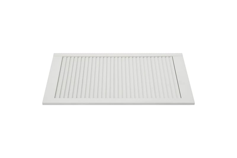 Säleikköovi 4 kpl täysi mänty valkoinen 99,3x49,4 cm - Valkoinen - Säilytys - Vaatesäilytys - Vaatekaappi - Vaatekaapin ovi - Vaatekaapin päätylevy