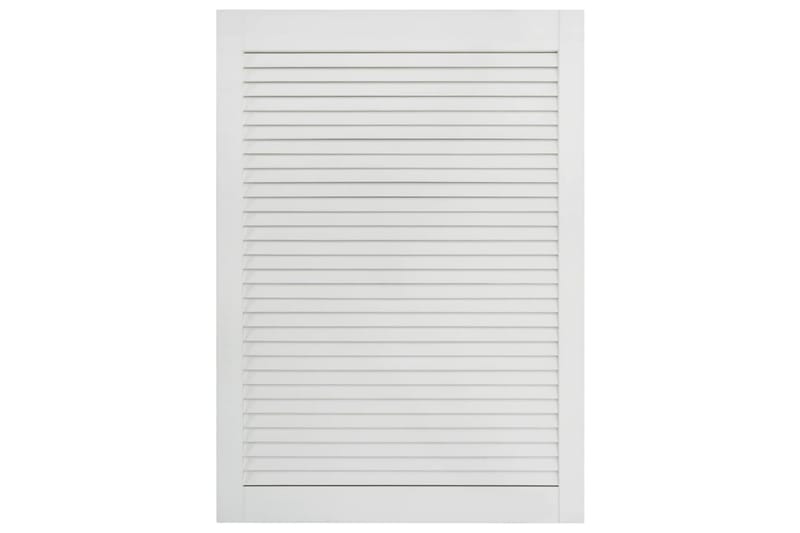 Säleikköovi täysi mänty valkoinen 69x39,4 cm - Valkoinen - Säilytys - Vaatesäilytys - Vaatekaappi - Vaatekaapin ovi - Vaatekaapin päätylevy
