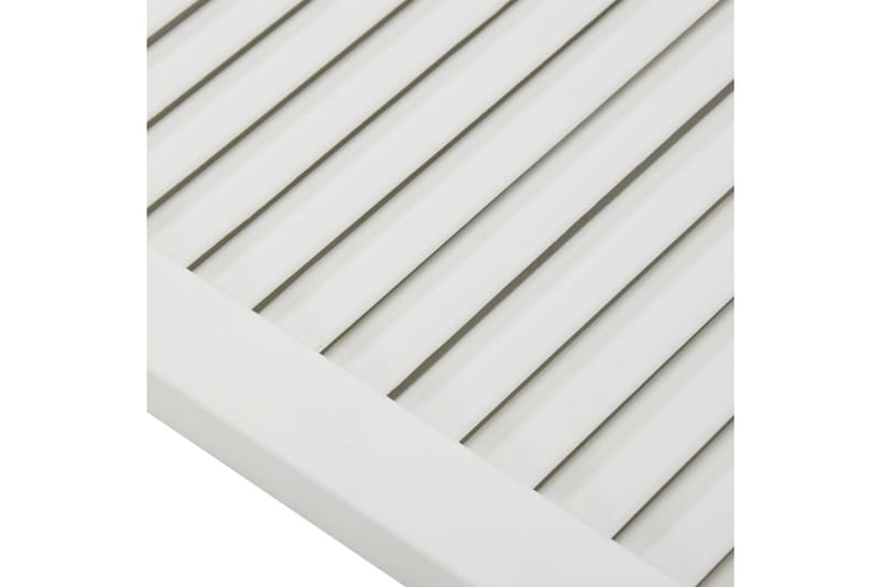Säleikköovi täysi mänty valkoinen 69x59,4 cm - Valkoinen - Säilytys - Vaatesäilytys - Vaatekaappi - Vaatekaapin ovi - Vaatekaapin päätylevy