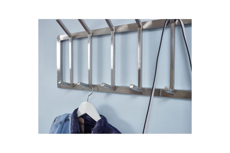 Eteinen Wohnling Seinään kiinnitettävä naulakko, 5 metallikoukkua, mattapintainen - Säilytys - Vaatesäilytys - Vaatenaulakko - Koukkunaulakot