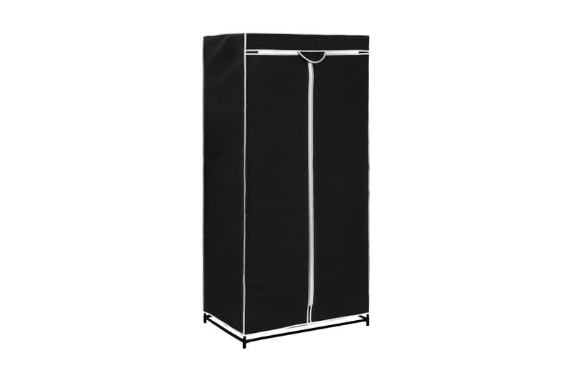 Vaatekaapit 2 kpl musta 75x50x160 cm - Musta - Säilytys - Vaatesäilytys - Vaatekaappi