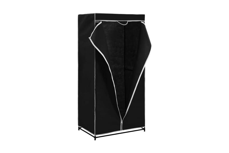 Vaatekaapit 2 kpl musta 75x50x160 cm - Musta - Säilytys - Vaatesäilytys - Vaatekaappi