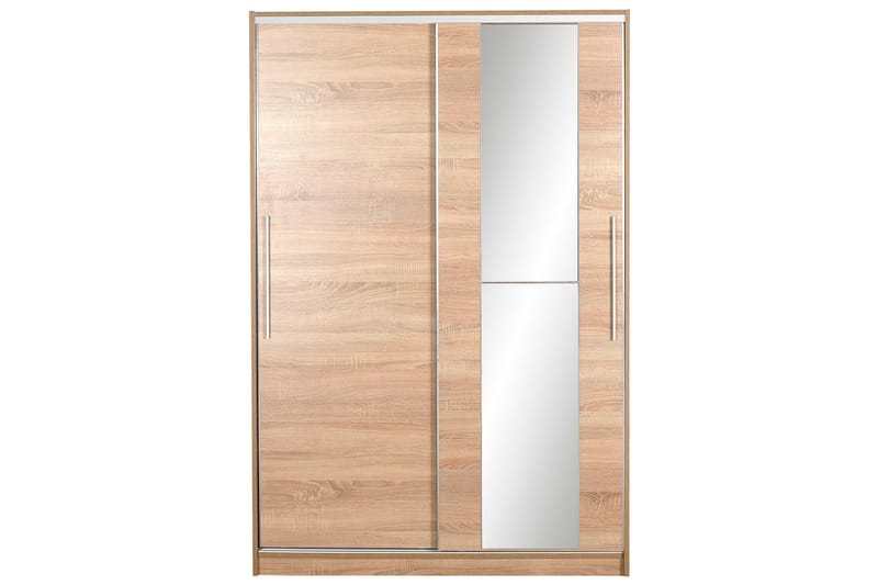 Vaatekaappi 120 cm vaalea puu - Beige - Säilytys - Vaatesäilytys - Vaatekaappi