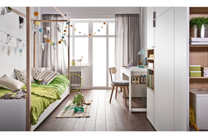 Vaatekaappi 4You Valkoinen - VOX - Säilytys - Vaatesäilytys - Vaatekaappi