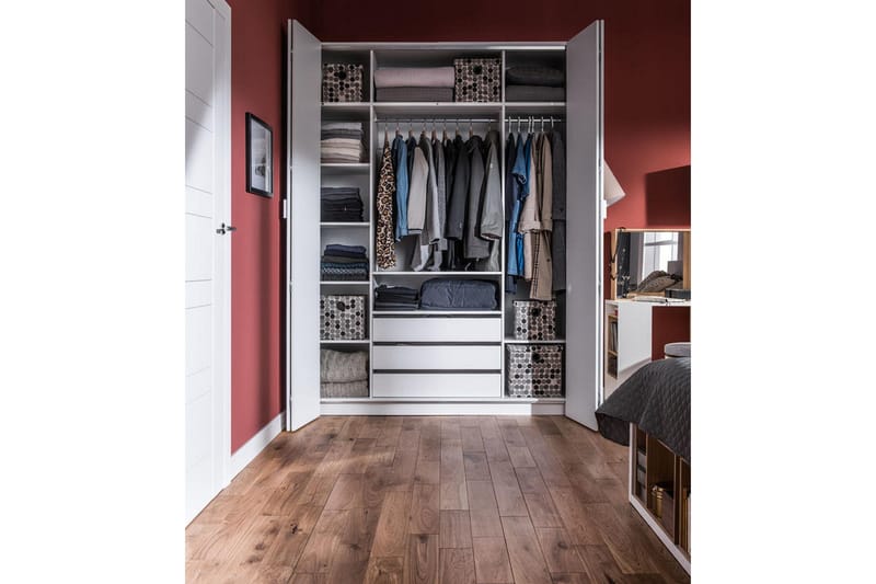 Vaatekaappi 4You Valkoinen - VOX - Säilytys - Vaatesäilytys - Vaatekaappi