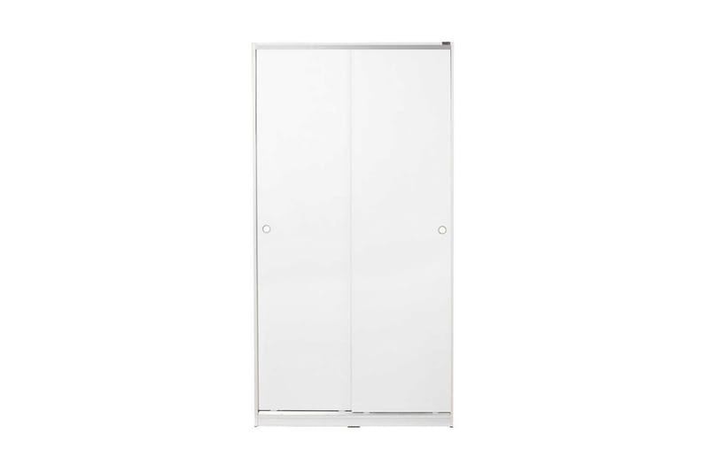 Vaatekaappi 94x182 cm 2 Kaappia - Valkoinen - Säilytys - Vaatesäilytys - Vaatekaappi