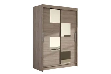 Vaatekaappi Aldo liukuovet Neliskulmainen Peili