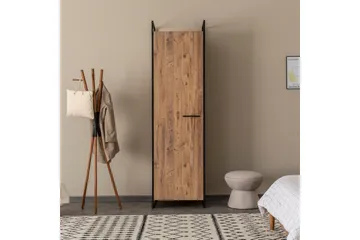 Vaatekaappi Anera 52x104 cm 3 ovea - Luonnonväri - Säilytys - Vaatesäilytys - Vaatekaappi