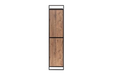 Vaatekaappi Anera 52x64 cm 11 hyllyä 1 ovi - Luonnonväri - Säilytys - Vaatesäilytys - Vaatekaappi