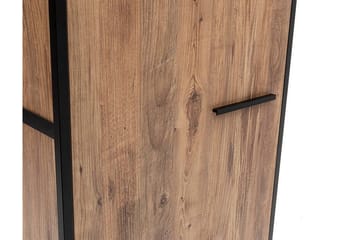 Vaatekaappi Anera 52x64 cm 11 hyllyä 1 ovi - Luonnonväri - Säilytys - Vaatesäilytys - Vaatekaappi