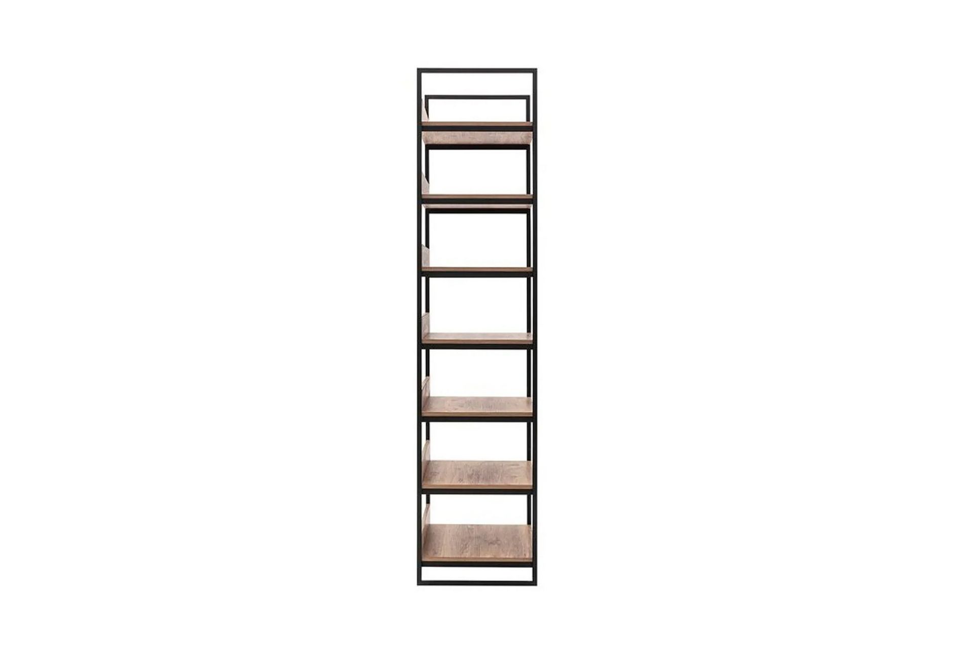 Vaatekaappi Anera 52x64 cm 11 hyllyä 1 ovi - Luonnonväri - Säilytys - Vaatesäilytys - Vaatekaappi
