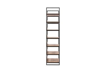 Vaatekaappi Anera 52x64 cm 11 hyllyä 1 ovi - Luonnonväri - Säilytys - Vaatesäilytys - Vaatekaappi
