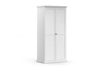 Vaatekaappi Anjou 96 cm 2 ovea - Valkoinen - Säilytys - Vaatesäilytys - Vaatekaappi