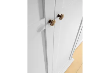 Vaatekaappi Anjou 96 cm 2 ovea - Valkoinen - Säilytys - Vaatesäilytys - Vaatekaappi